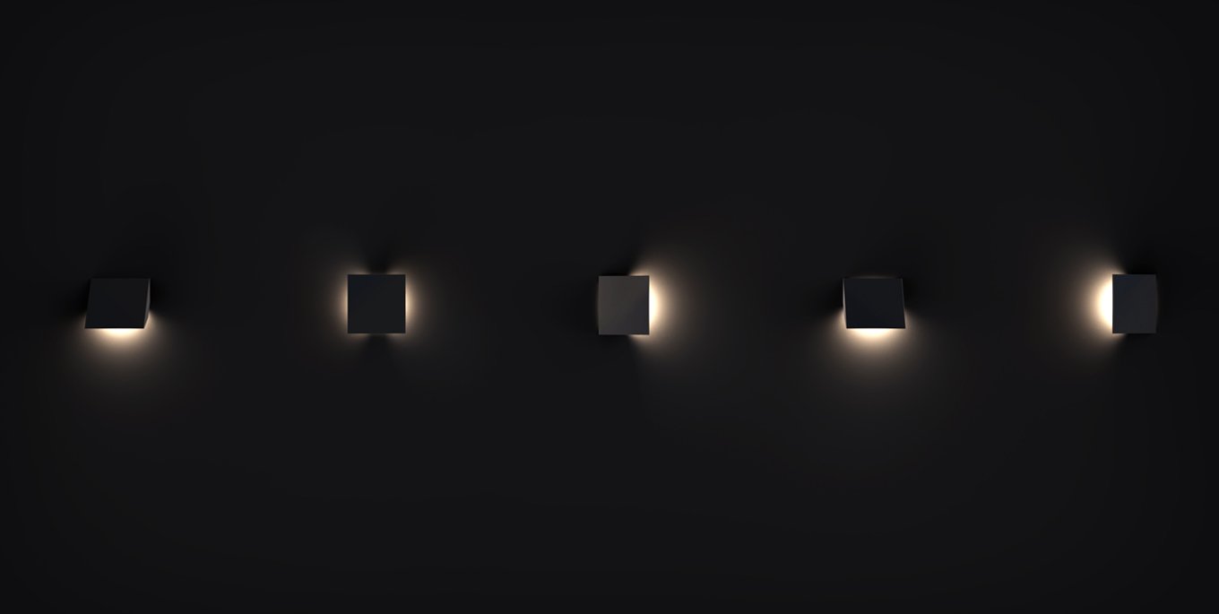 Brightgreen Surface-mounted LED wall lights